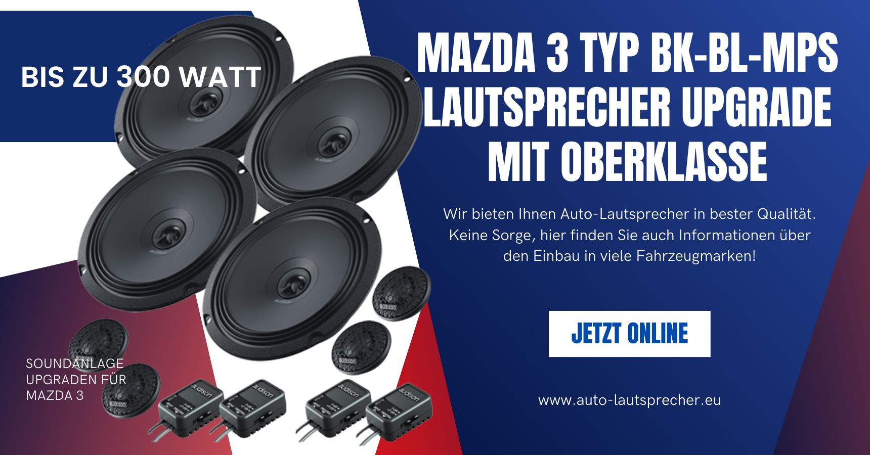 Mazda 3 Typ BK-BL-MPS Lautsprecher Upgrade mit Oberklasse (Die Bildrechte liegen bei dem Verfasser der Mitteilung.) Mazda 3 Typ BK-BL-MPS Lautsprecher Upgrade mit Oberklasse (Die Bildrechte liegen bei dem Verfasser der Mitteilung.)