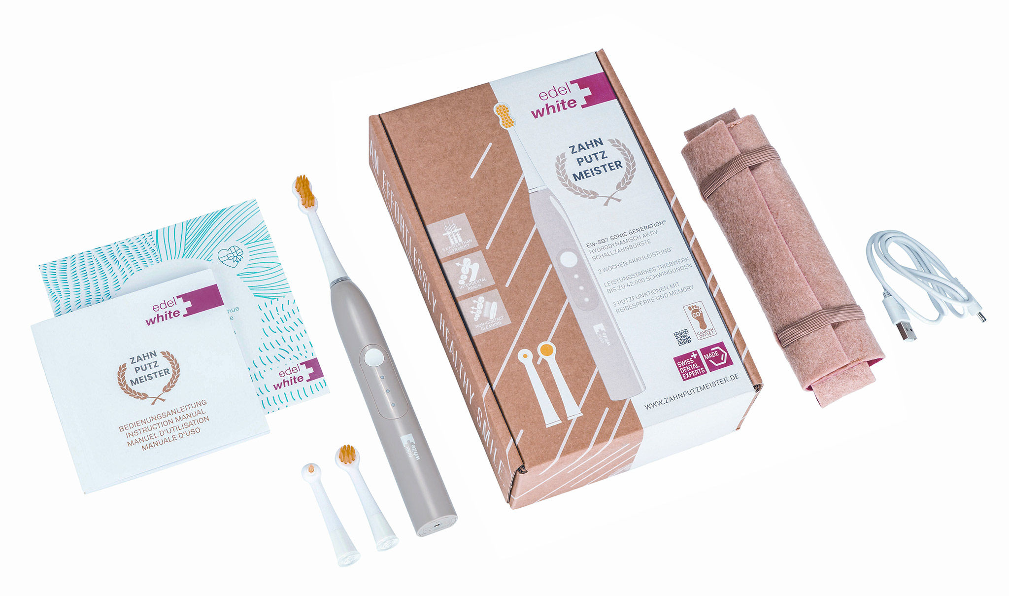 Komplettes Set des"Zahnputzmeister" von ewdel+white (Die Bildrechte liegen bei dem Verfasser der Mitteilung.) Komplettes Set des"Zahnputzmeister" von ewdel+white (Die Bildrechte liegen bei dem Verfasser der Mitteilung.)