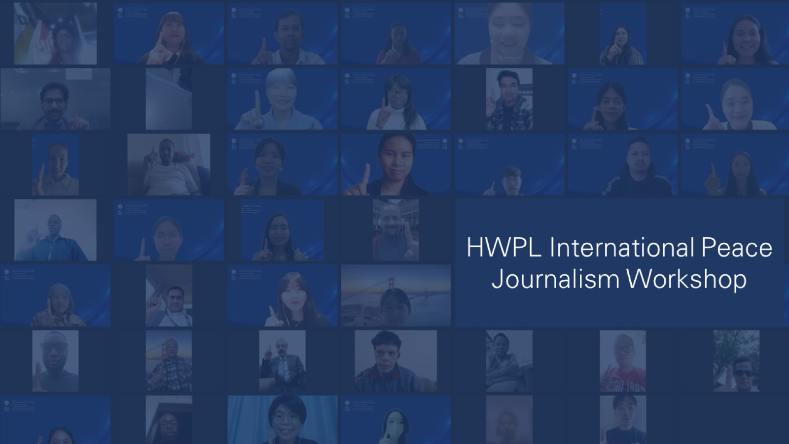 HWPL International Peace Journalism Workshop