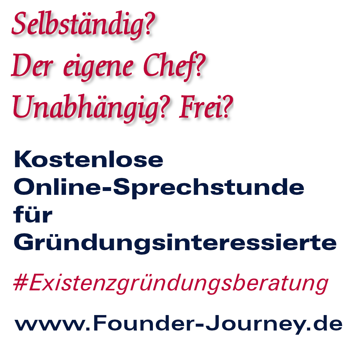 Existenzgründungsberatung: Kostenlose Online-Sprechstunde für Gründungsinteressierte (Die Bildrechte liegen bei dem Verfasser der Mitteilung.) Existenzgründungsberatung: Kostenlose Online-Sprechstunde für Gründungsinteressierte (Die Bildrechte liegen bei dem Verfasser der Mitteilung.)