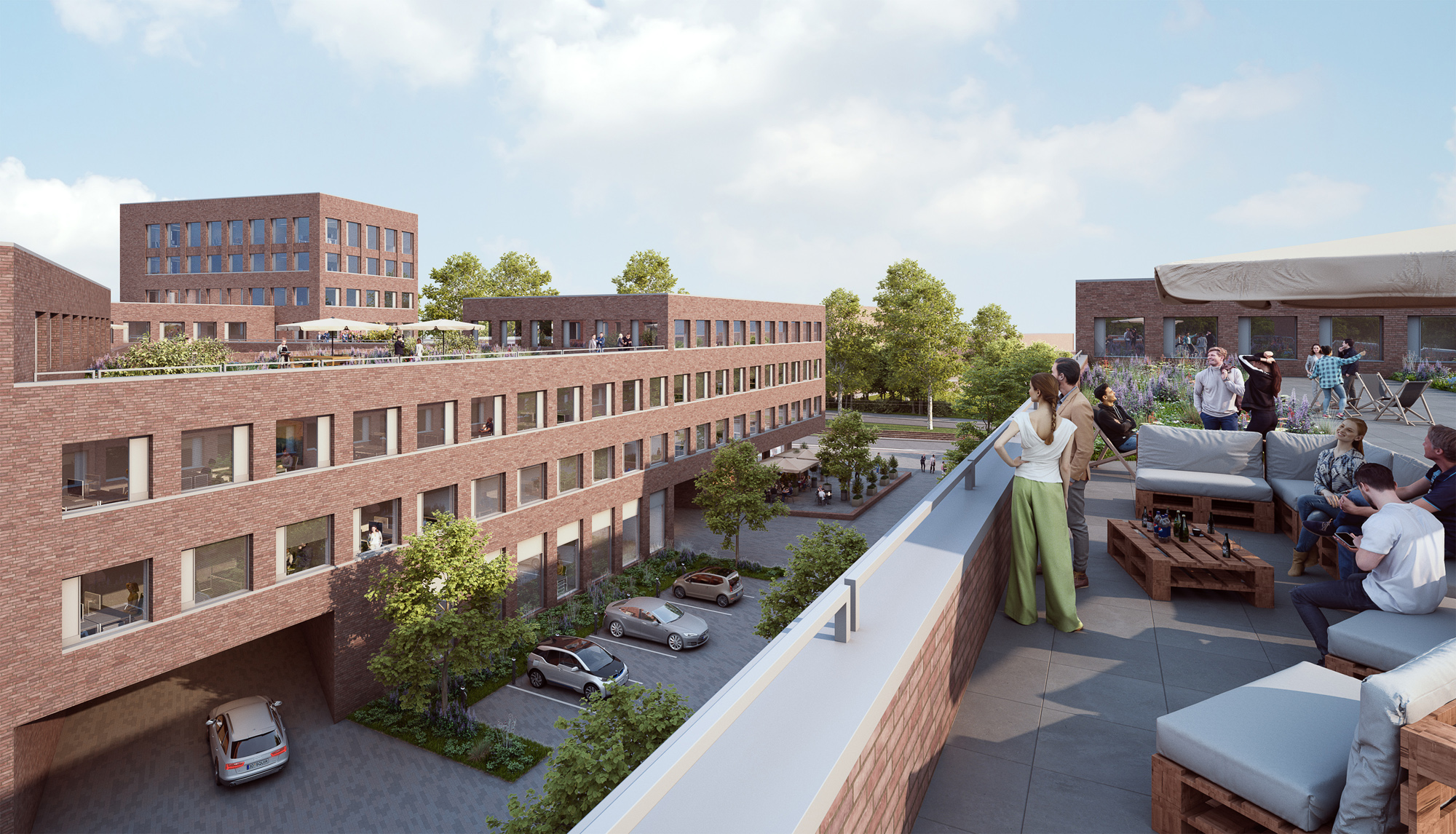 Der neue klimafreundliche Bürokomplex in Hannover Fischerhof Der neue klimafreundliche Bürokomplex in Hannover Fischerhof