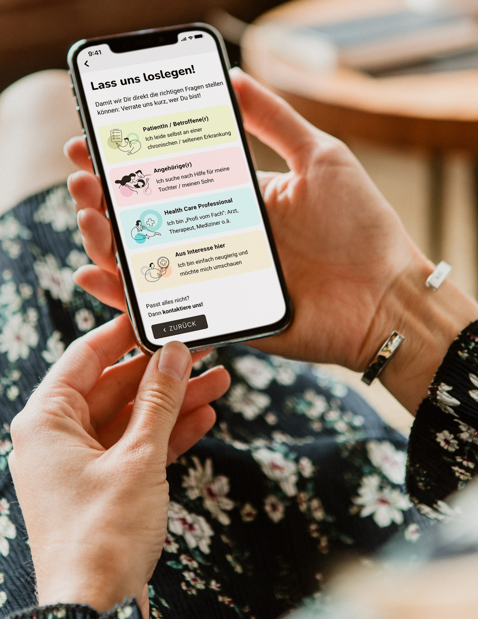 Unrare.me - die Hilfe-App für Seltene Erkrankungen (Bildquelle: (c) Unrare.me) Unrare.me - die Hilfe-App für Seltene Erkrankungen (Bildquelle: (c) Unrare.me)
