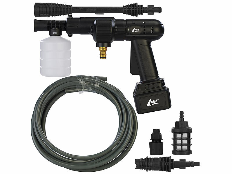 AGT Mobiler Akku-Druckreiniger AHR-200 www.pearl.de (Die Bildrechte liegen bei dem Verfasser der Mitteilung.)