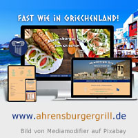Weblaunch unter www.ahrensburgergrill.de