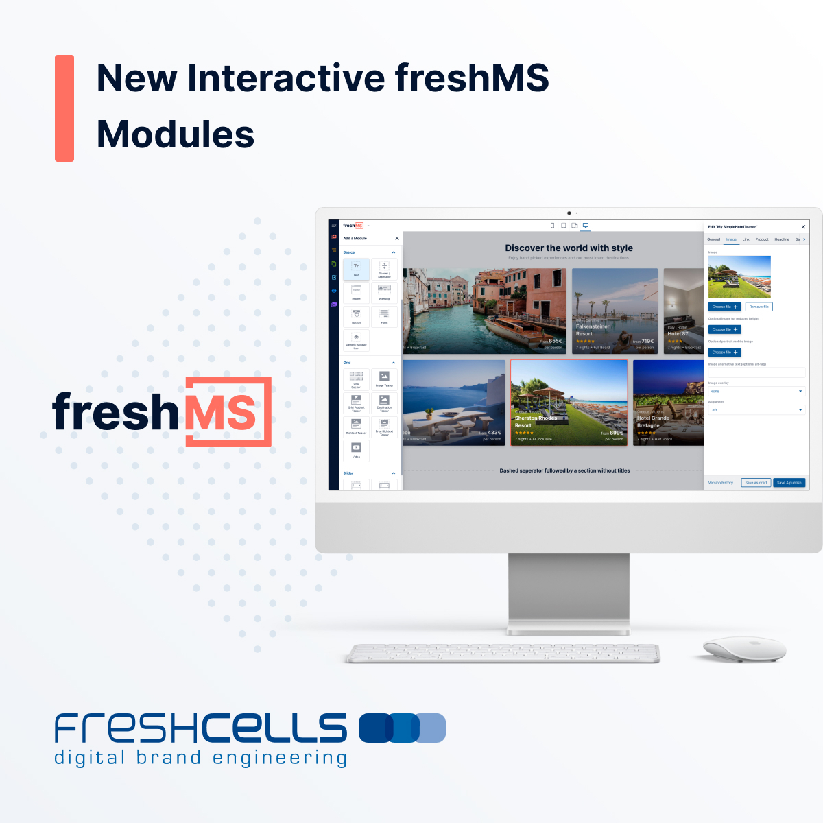 Interactive freshMS Modules by freshcells (Die Bildrechte liegen bei dem Verfasser der Mitteilung.) Interactive freshMS Modules by freshcells (Die Bildrechte liegen bei dem Verfasser der Mitteilung.)