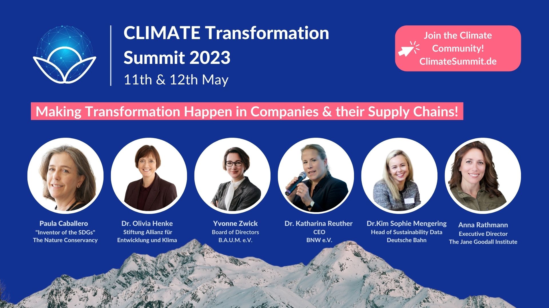 Weibliche Klima-Expertinnen beim #CTS2023 Weibliche Klima-Expertinnen beim #CTS2023