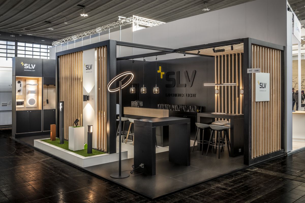 SLV präsentiert auf der eltefa 2023 am Stand 4B39 in Halle 4 innovative Lichtlösungen. 