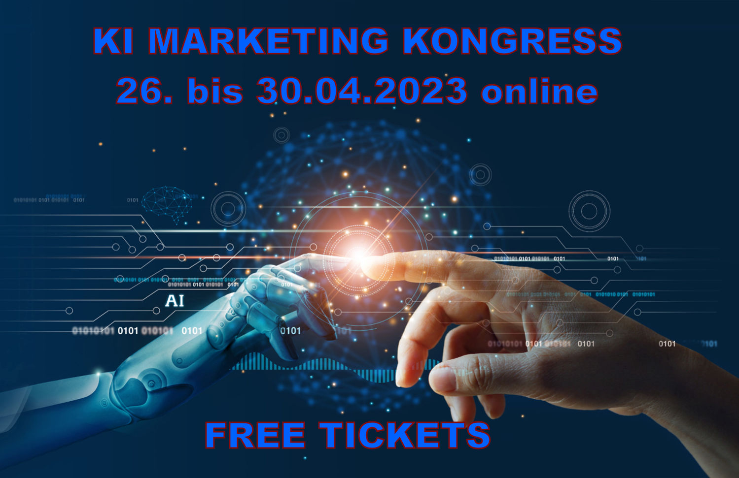 KI Marketing Kongress, 26. bis 30 April 2023, online KI Marketing Kongress, 26. bis 30 April 2023, online