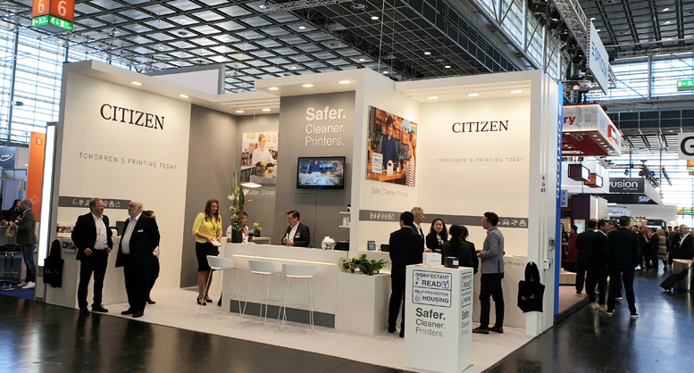 Citizen Systems Messestand (Die Bildrechte liegen bei dem Verfasser der Mitteilung.)