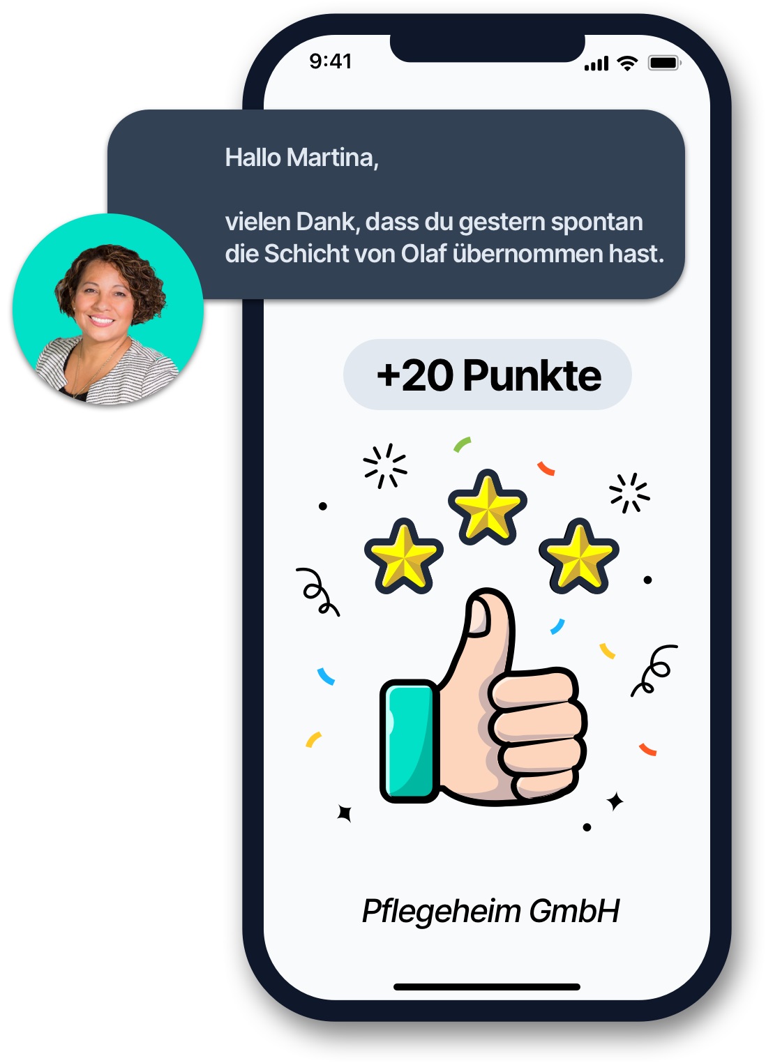 Wertschätzungs-App"Value" (Bildquelle: @ Liotec GmbH)
