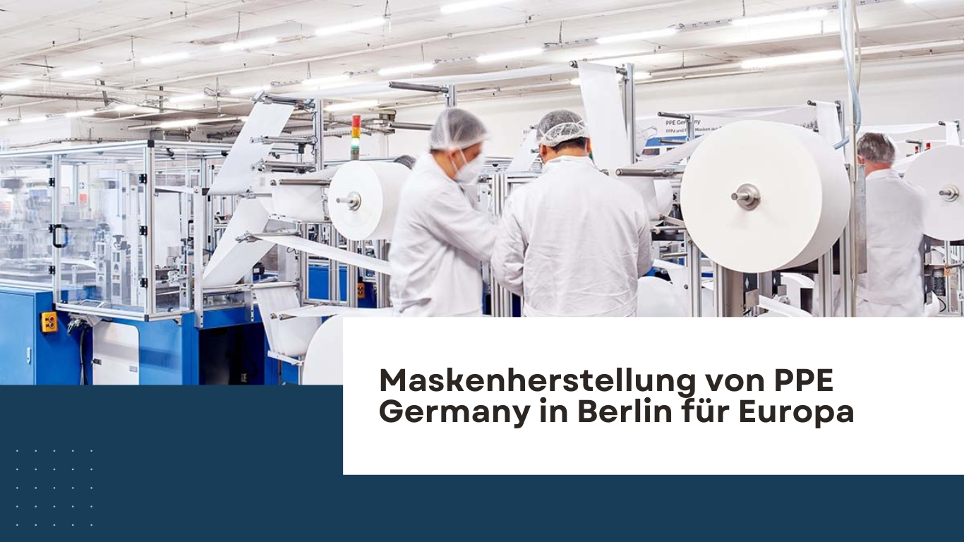 PPE Germany GmbH - Maskenherstellung (Die Bildrechte liegen bei dem Verfasser der Mitteilung.) PPE Germany GmbH - Maskenherstellung (Die Bildrechte liegen bei dem Verfasser der Mitteilung.)