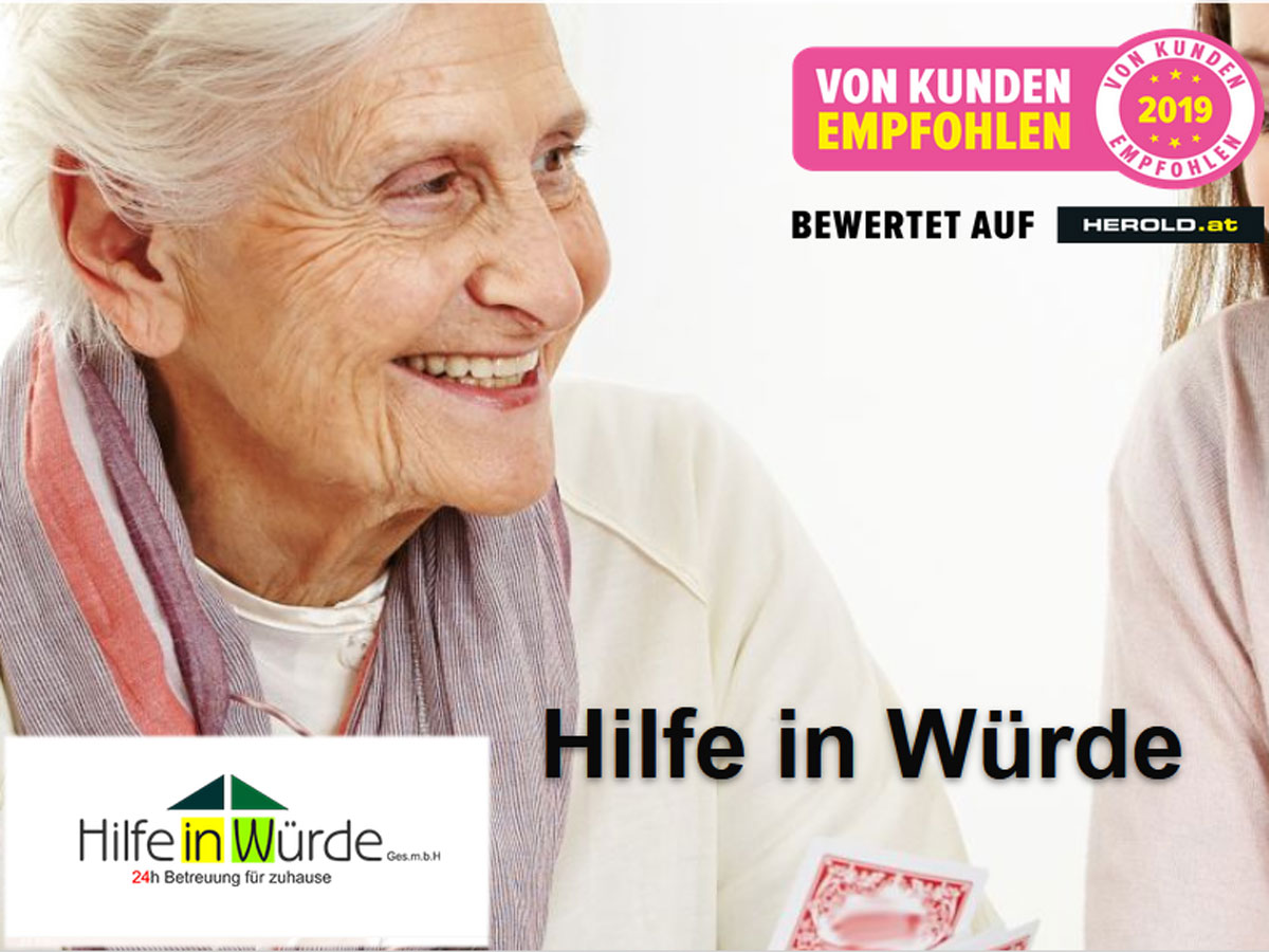Hilfe in Würde - 24 Stunden Pflege Hilfe in Würde - 24 Stunden Pflege