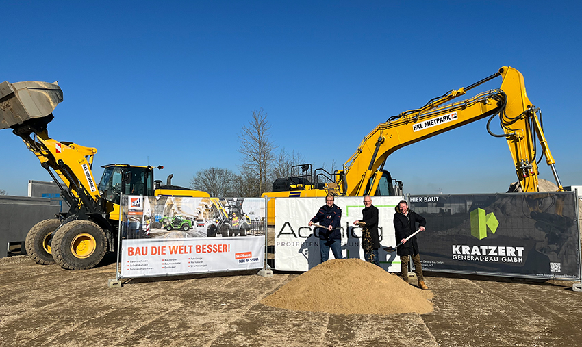 Gute Bedingungen für den Spatenstich zum Neubau des HKL Center Krefeld. (Die Bildrechte liegen bei dem Verfasser der Mitteilung.) Gute Bedingungen für den Spatenstich zum Neubau des HKL Center Krefeld. (Die Bildrechte liegen bei dem Verfasser der Mitteilung.)