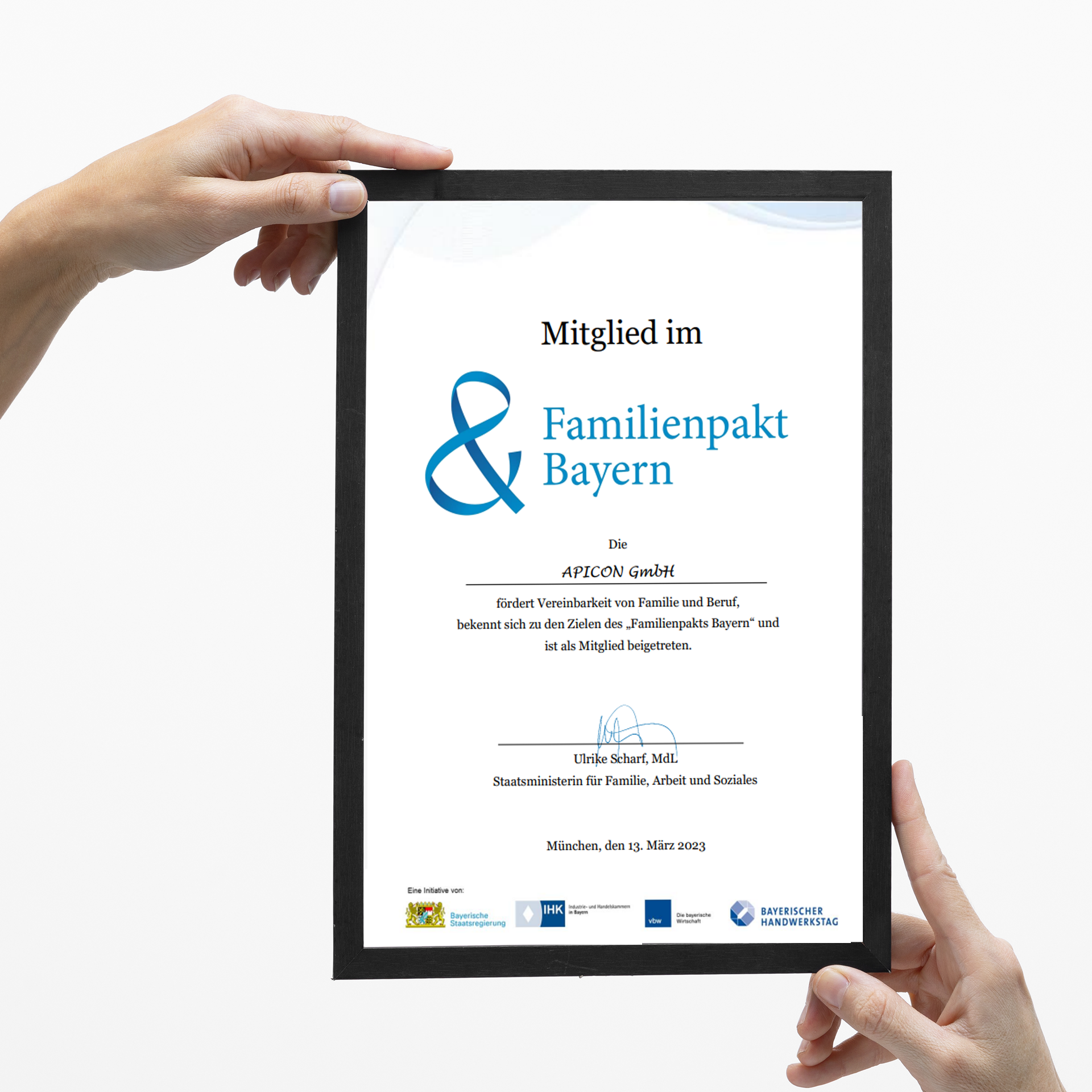 Wir sind stolzes Mitglied im Familienpakt Bayern Wir sind stolzes Mitglied im Familienpakt Bayern