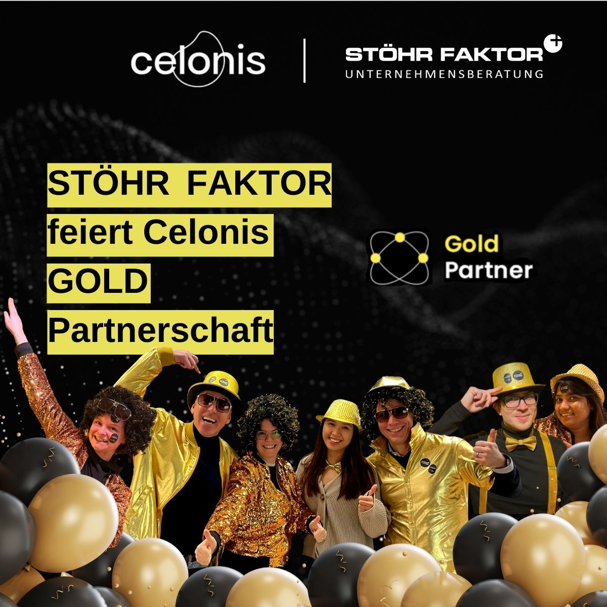 STÖHR FAKTOR mit Celonis Gold Partnerstatus ausgezeichnet STÖHR FAKTOR mit Celonis Gold Partnerstatus ausgezeichnet