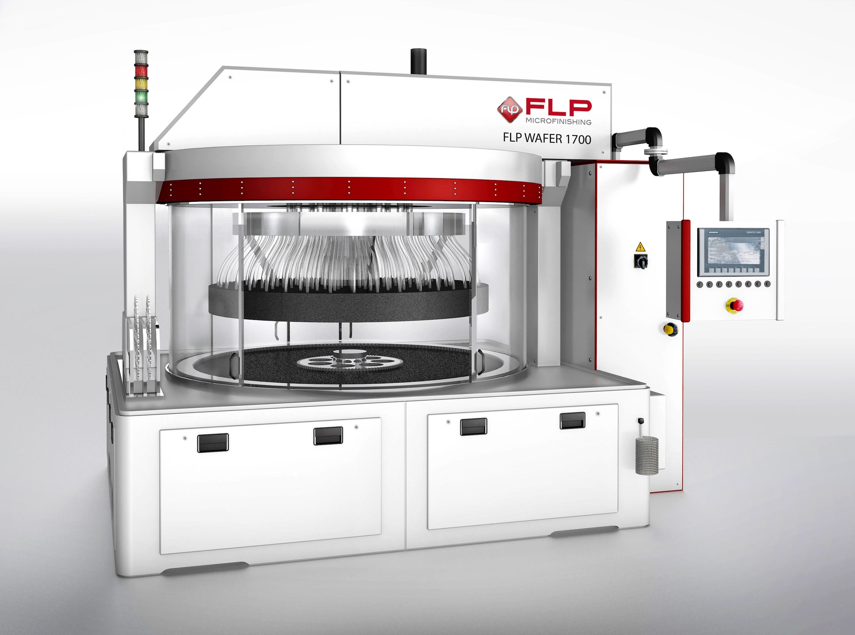 Halbleiterindustrie: FLP Microfinishing entwickelte eine eigene CMP Wafer-Poliermaschinen-Baureihe. (Bildquelle: @FLP Microfinishing) Halbleiterindustrie: FLP Microfinishing entwickelte eine eigene CMP Wafer-Poliermaschinen-Baureihe. (Bildquelle: @FLP Microfinishing)