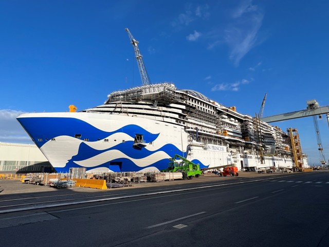 Noch im Bau: die Sun Princess. Foto: Princess Cruises