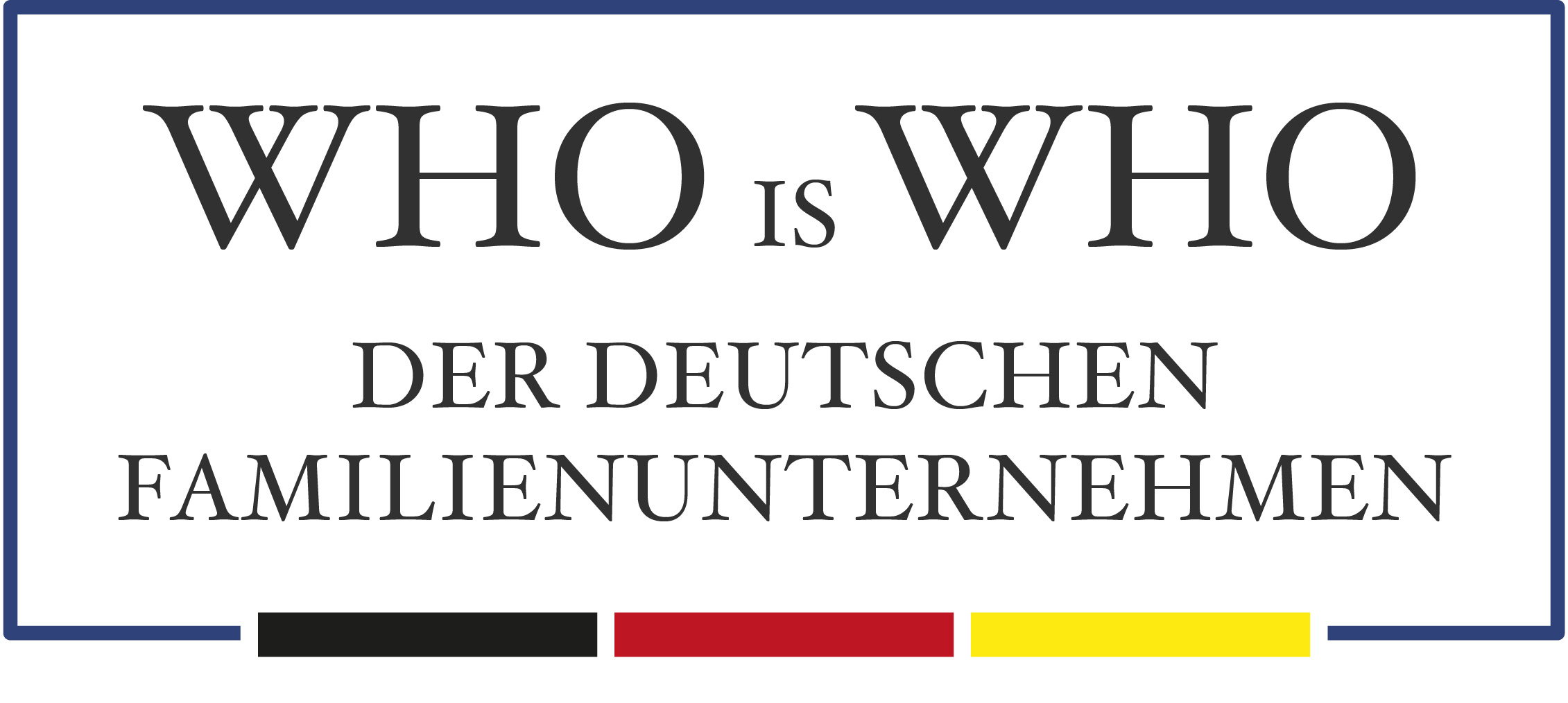 Das Who is Who der deutschen Familienunternehmern von DDW (Die Bildrechte liegen bei dem Verfasser der Mitteilung.)
