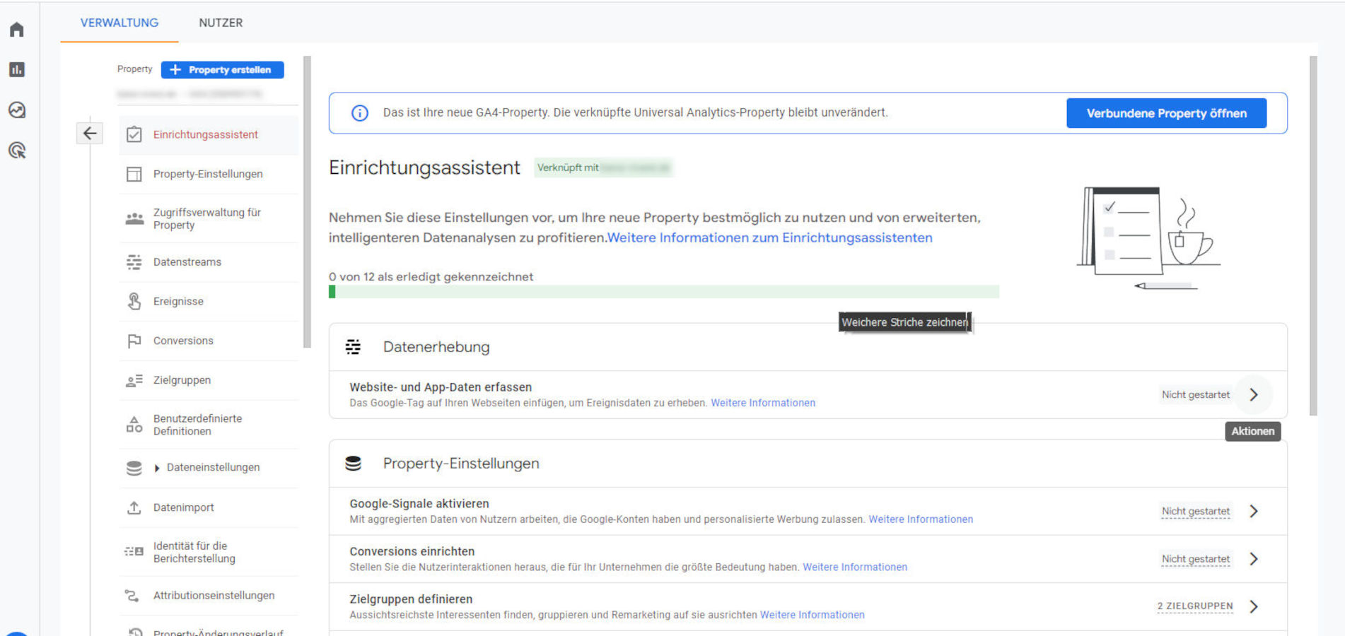 Jetzt Umstellung auf Google Analytics GA4 Property beginnen Jetzt Umstellung auf Google Analytics GA4 Property beginnen