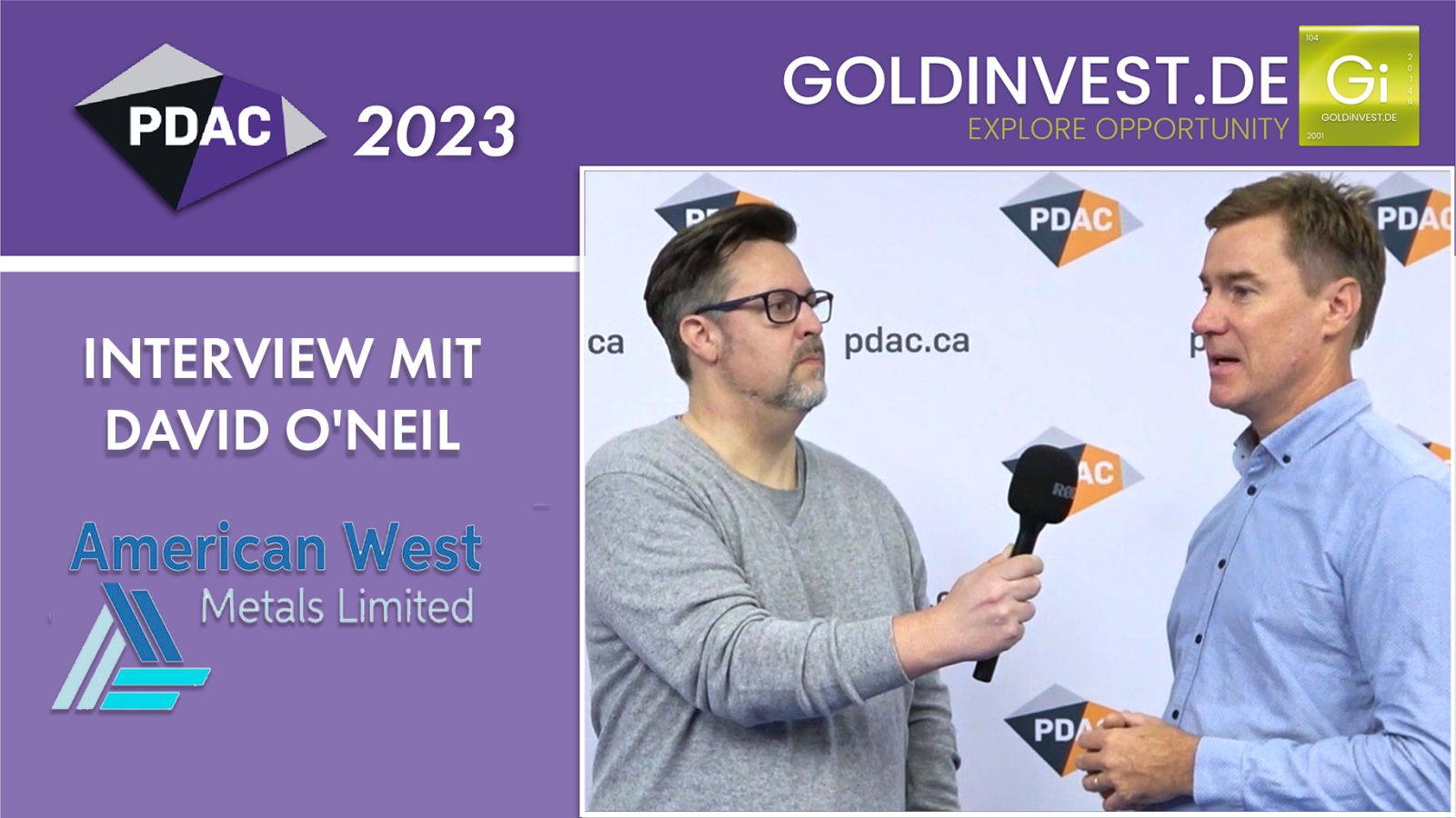 Auf der PDAC in Toronto; Quelle: Goldinvest Auf der PDAC in Toronto; Quelle: Goldinvest