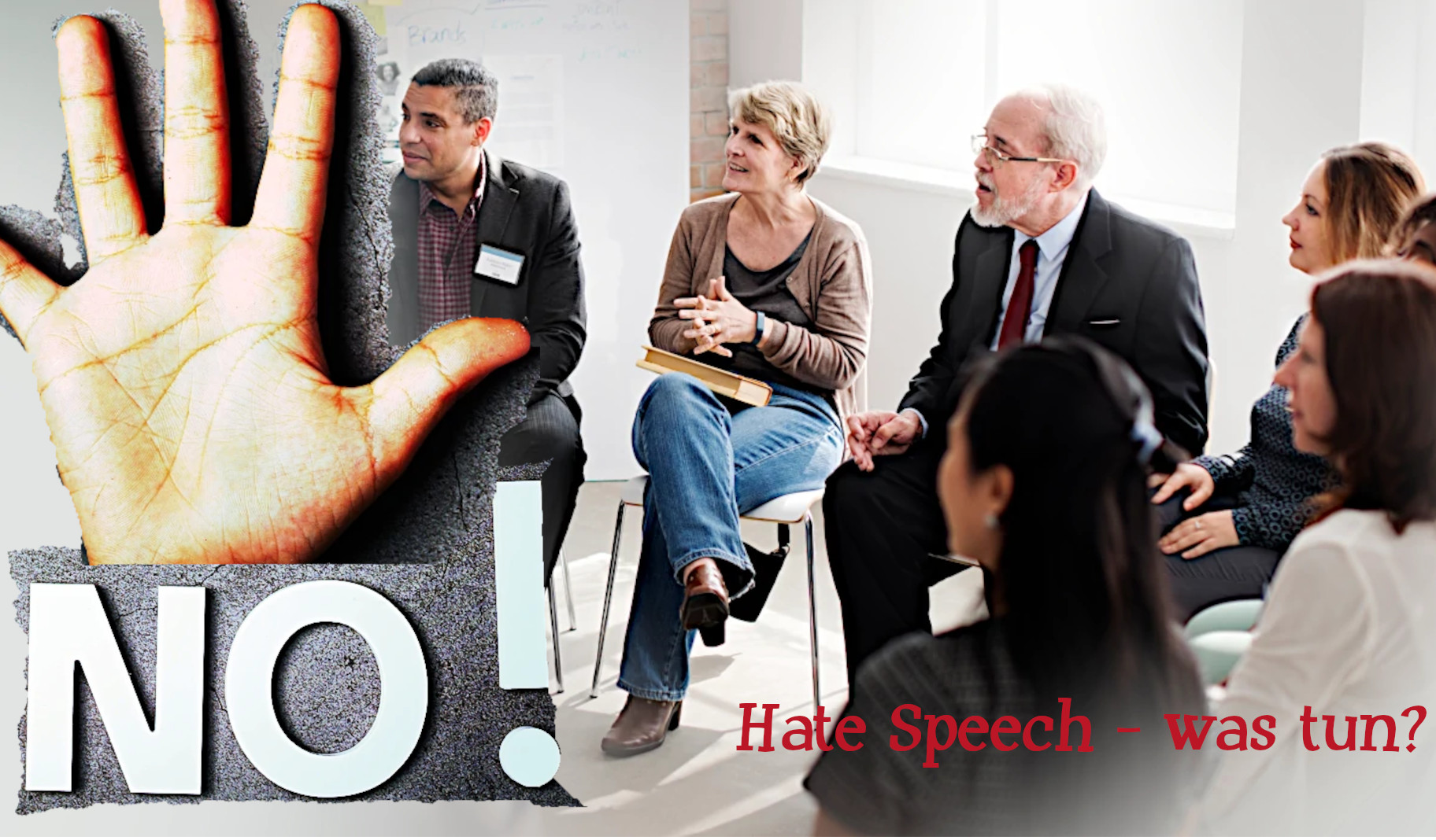 Hate Speech - Wie können wir uns vor Verletzungen schützen? (Die Bildrechte liegen bei dem Verfasser der Mitteilung.) Hate Speech - Wie können wir uns vor Verletzungen schützen? (Die Bildrechte liegen bei dem Verfasser der Mitteilung.)