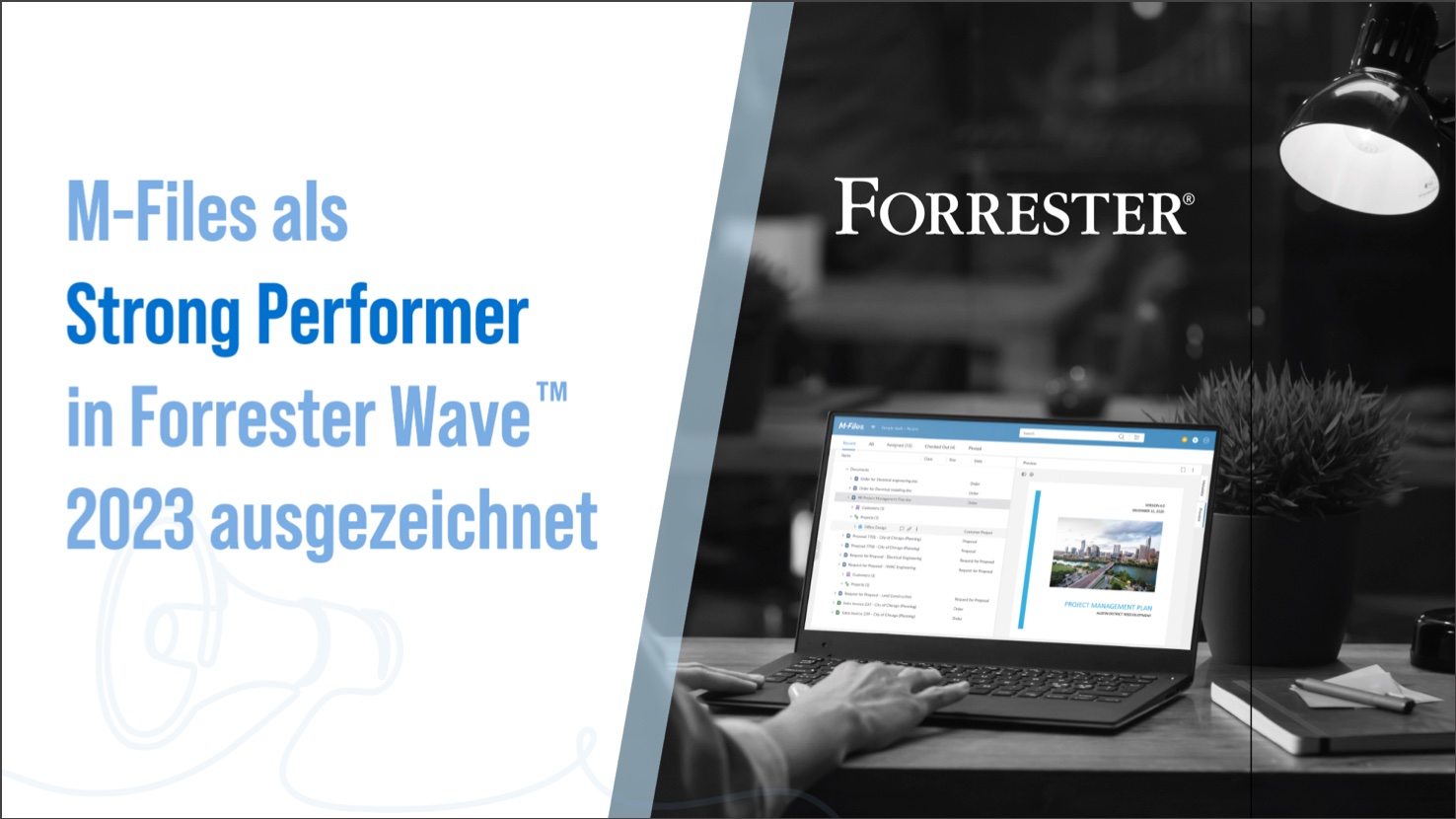 M-Files ist Strong Performer im Bereich Content-Plattformen laut Forrester Research (Die Bildrechte liegen bei dem Verfasser der Mitteilung.) M-Files ist Strong Performer im Bereich Content-Plattformen laut Forrester Research (Die Bildrechte liegen bei dem Verfasser der Mitteilung.)