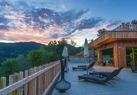 Wunderschönen Ausblick von der Terrasse genießen (c) Wörndle Thomas Florian (Tratterhof)