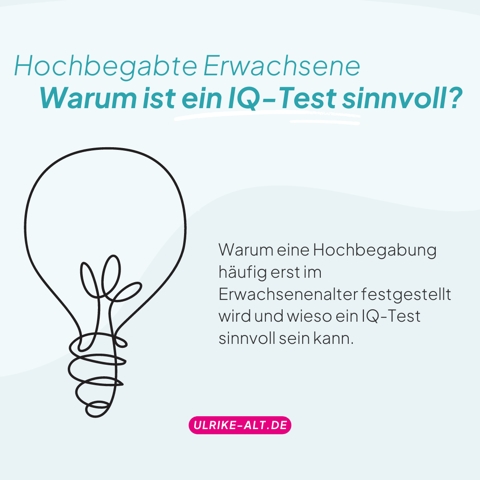 Wann ein IQ-Test sinnvoll ist, weißExpertin Ulrike Alt aus München. (Die Bildrechte liegen bei dem Verfasser der Mitteilung.)