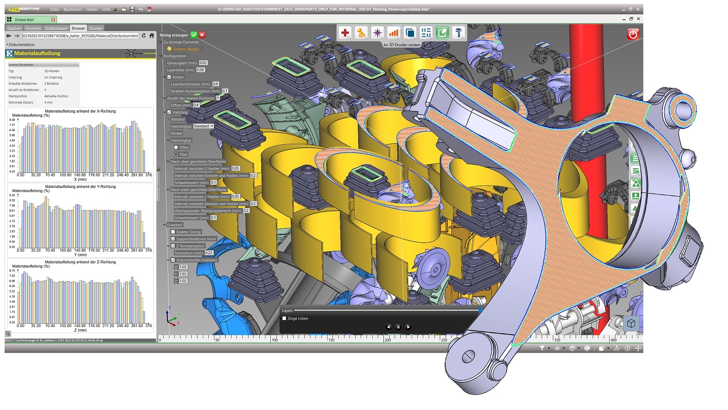 Exakter Bildexport mit dem neuen Tool der 3D-Druck-Software 4D_Additive (Bildquelle: CoreTechnologie GmbH)