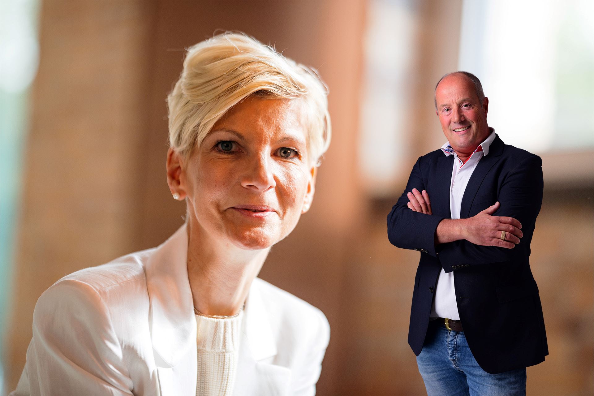 Entscheidungs-Expertin Dr. Johanna Dahm und Marcus Braukmann, Experte für Talente in Unternehmen (Die Bildrechte liegen bei dem Verfasser der Mitteilung.)