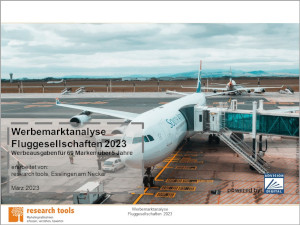 Werbemarktanalyse Fluggesellschaften 2023