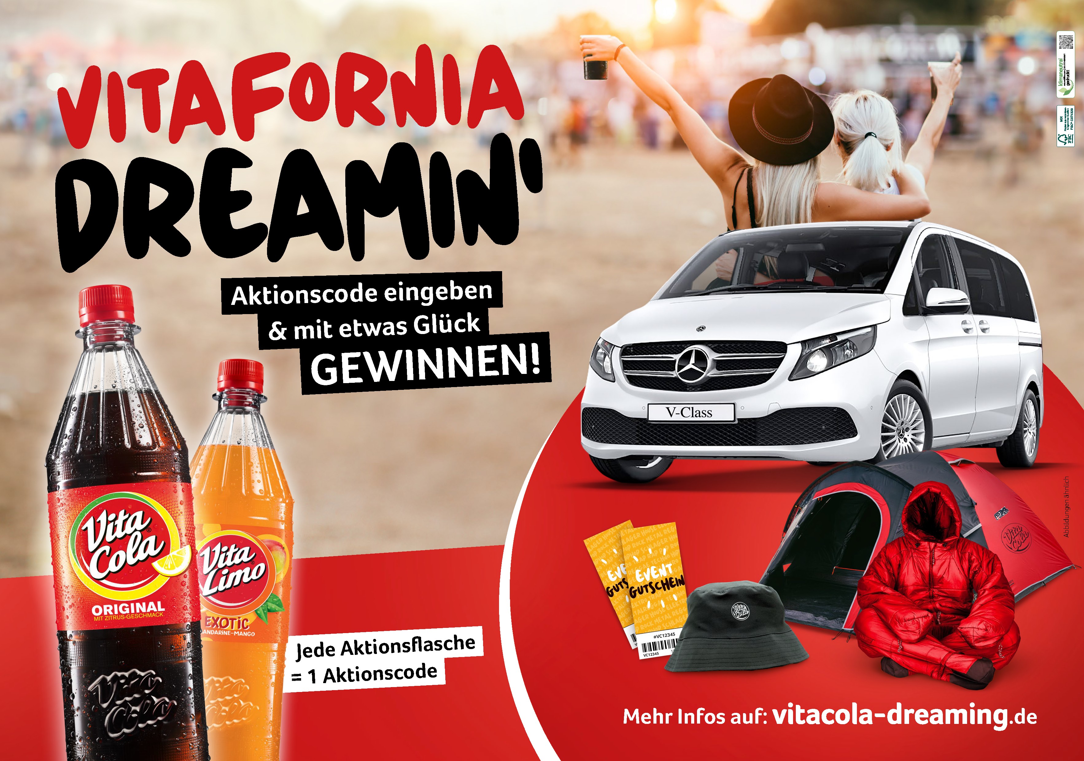 Vita Cola macht Festivalträume wahr