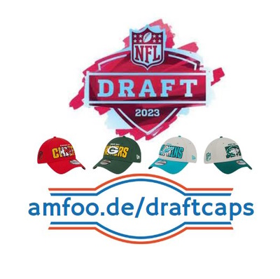 NFL Draft Caps 2023 (Die Bildrechte liegen bei dem Verfasser der Mitteilung.)