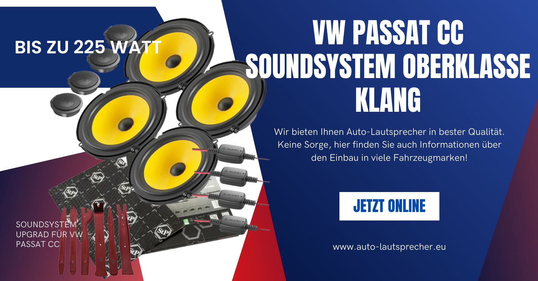 VW Passat CC Soundsystem nachrüsten Oberklasse Klang (Die Bildrechte liegen bei dem Verfasser der Mitteilung.)