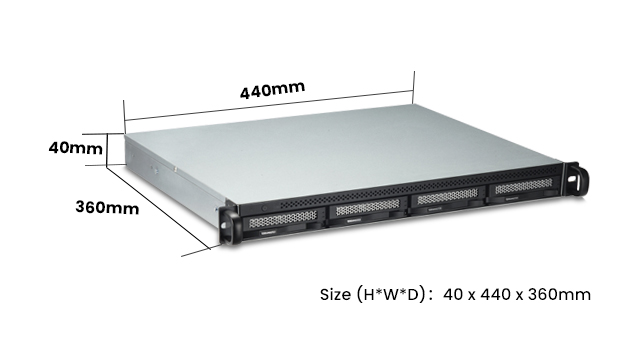 TerraMaster Kurztiefe Rackmount NAS U4-423 (Die Bildrechte liegen bei dem Verfasser der Mitteilung.) TerraMaster Kurztiefe Rackmount NAS U4-423 (Die Bildrechte liegen bei dem Verfasser der Mitteilung.)