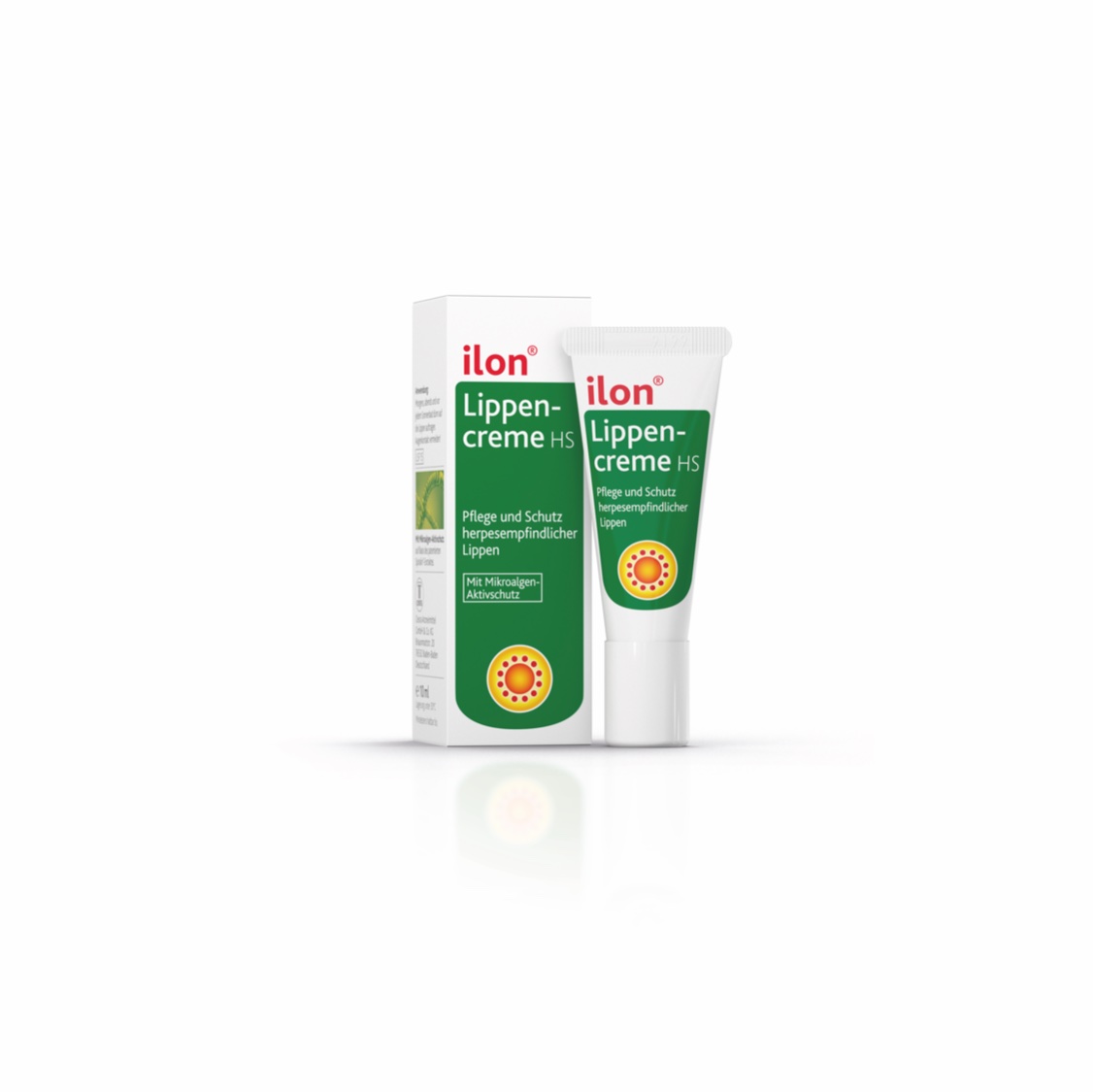 ilon®Lippencreme HS enthält den einzigartigen patentierten Mikroalgen-Aktivstoffs Spiralin®(Bildquelle: Cesra Arzneimittel GmbH& Co. KG) ilon®Lippencreme HS enthält den einzigartigen patentierten Mikroalgen-Aktivstoffs Spiralin®(Bildquelle: Cesra Arzneimittel GmbH& Co. KG)