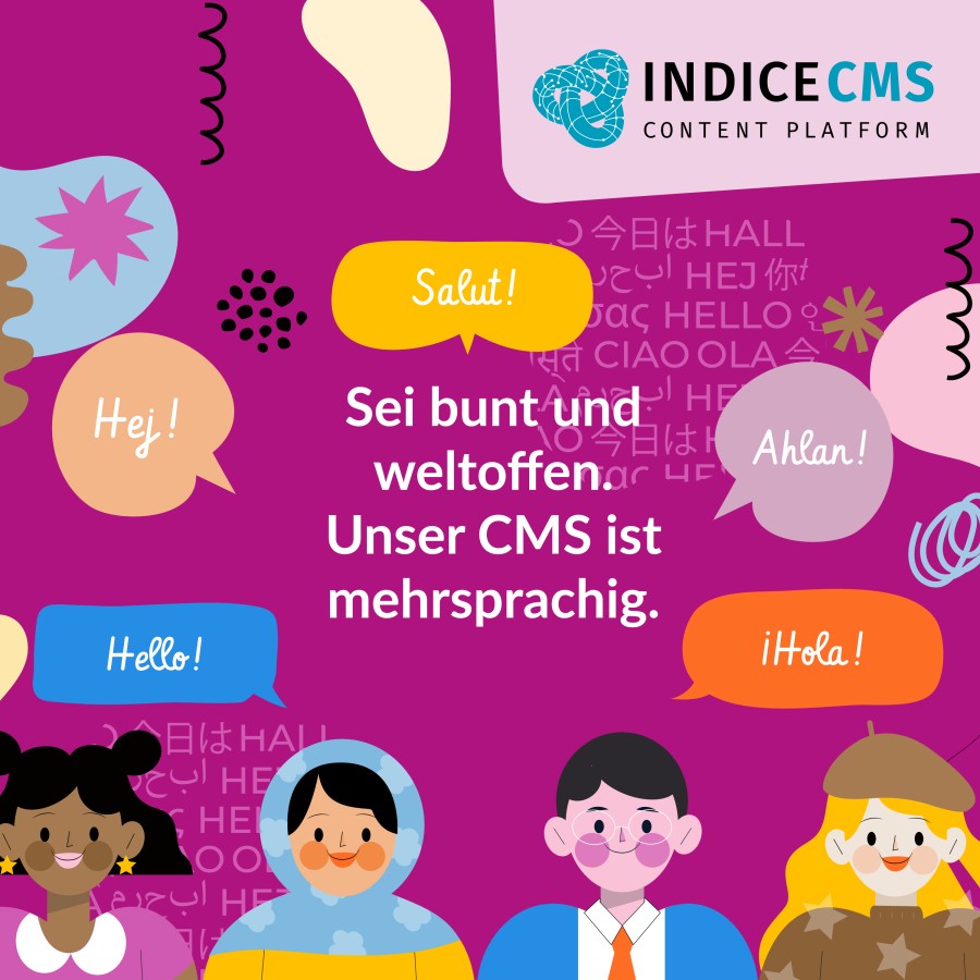 IndiceCMS von Wrocklage ist von Anfang an für Mehrsprachigkeit ausgelegt (© Wrocklage Werbewerkstatt) IndiceCMS von Wrocklage ist von Anfang an für Mehrsprachigkeit ausgelegt (© Wrocklage Werbewerkstatt)