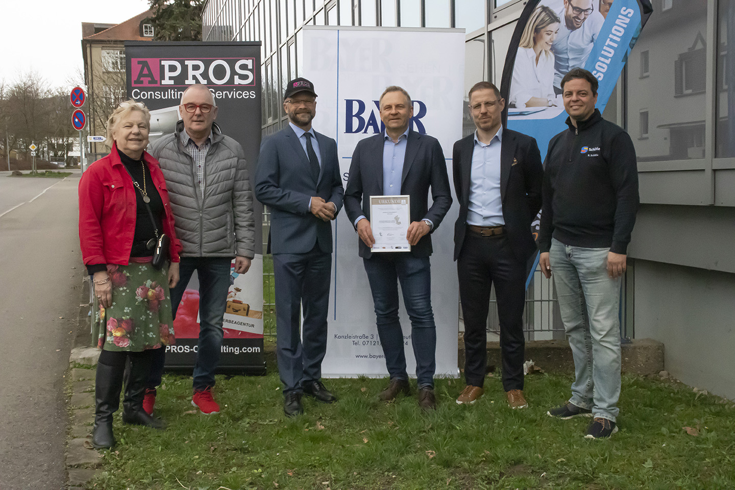 Die Gewinner"Unternehmen des Jahres in der Region Reutlingen" 2023 (Die Bildrechte liegen bei dem Verfasser der Mitteilung.)