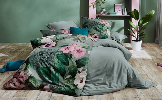 Wohnideen in der Trendfarbe Jade (Bildquelle: erwinmueller.de)