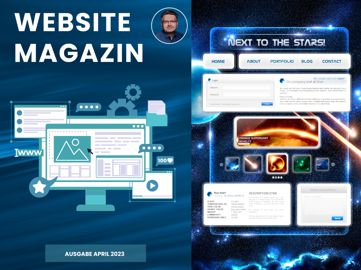 1. Website Magazin von Dieter Hofer 1. Website Magazin von Dieter Hofer