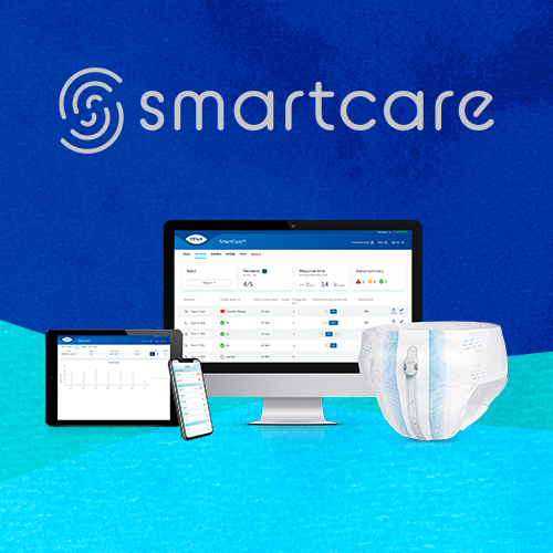 Der TENA SmartCare Wechselindikator unterstützt Pflegekräfte beim Produktwechsel. (Die Bildrechte liegen bei dem Verfasser der Mitteilung.)