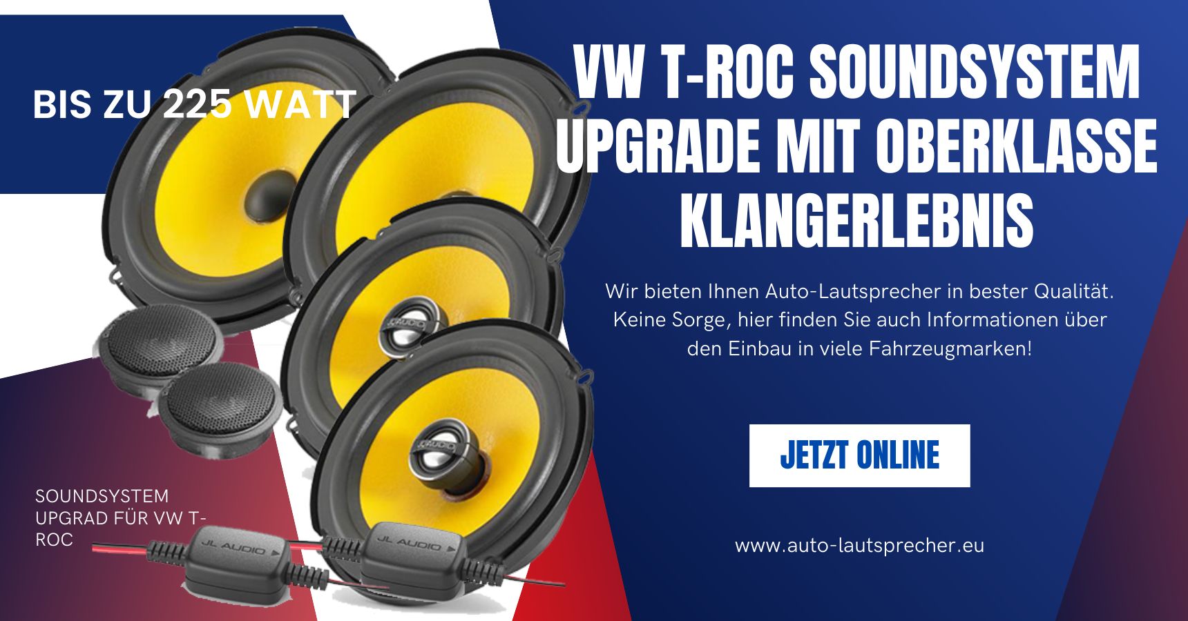 VW T-Roc Soundsystem Upgrade mit Oberklasse Klangerlebnis (Die Bildrechte liegen bei dem Verfasser der Mitteilung.) VW T-Roc Soundsystem Upgrade mit Oberklasse Klangerlebnis (Die Bildrechte liegen bei dem Verfasser der Mitteilung.)