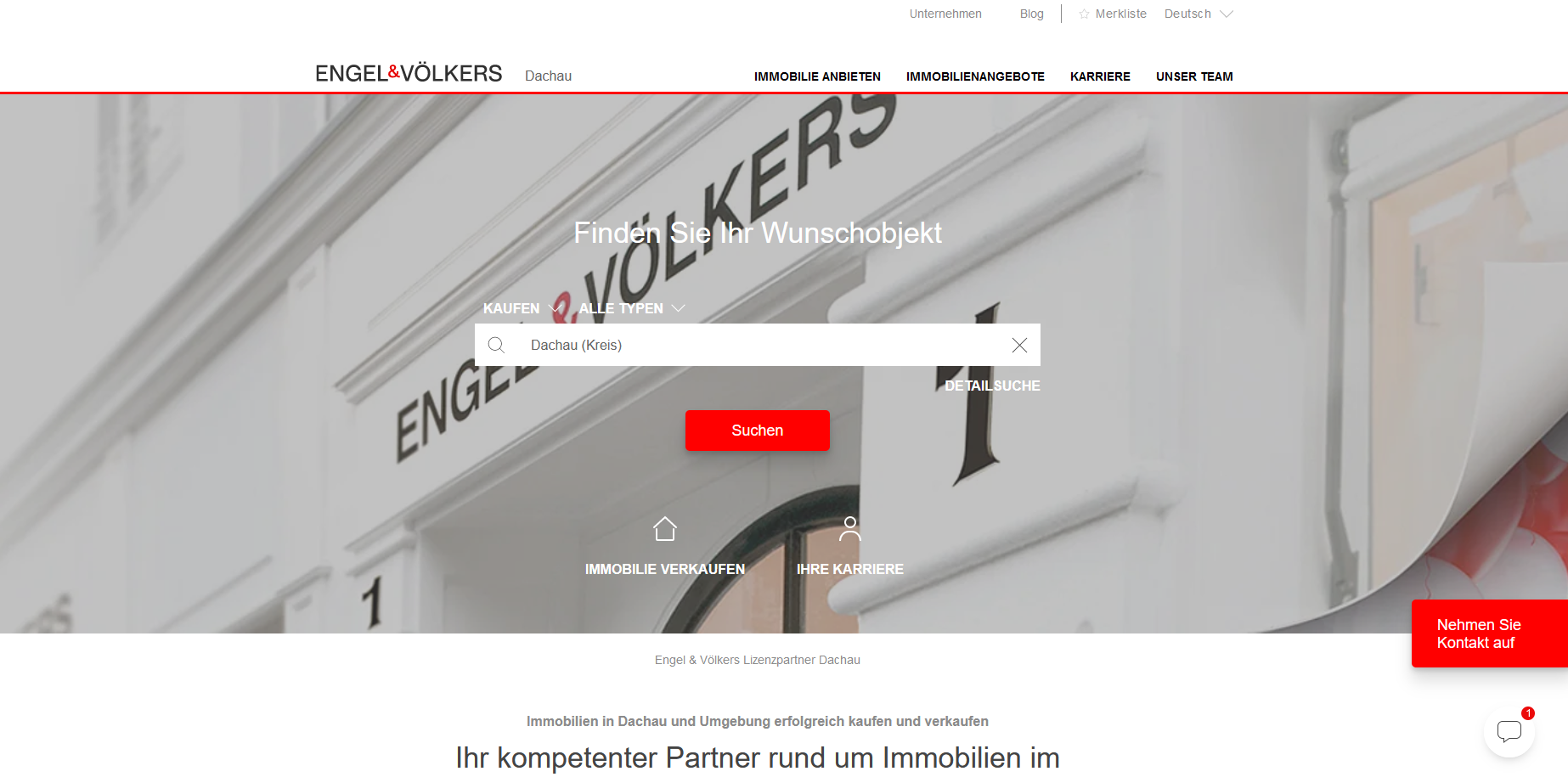 Engel & Völkers Immobilienmakler in Dachau Engel & Völkers Immobilienmakler in Dachau