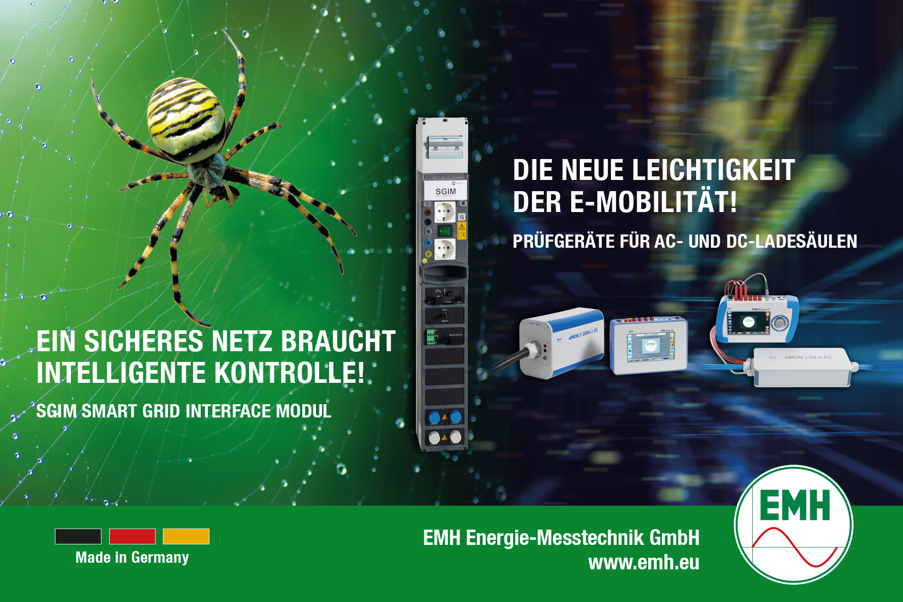 Geeignete Prüftechnik, damit Ortsnetzstationen präzise Daten zur Netzanalyse liefern können.