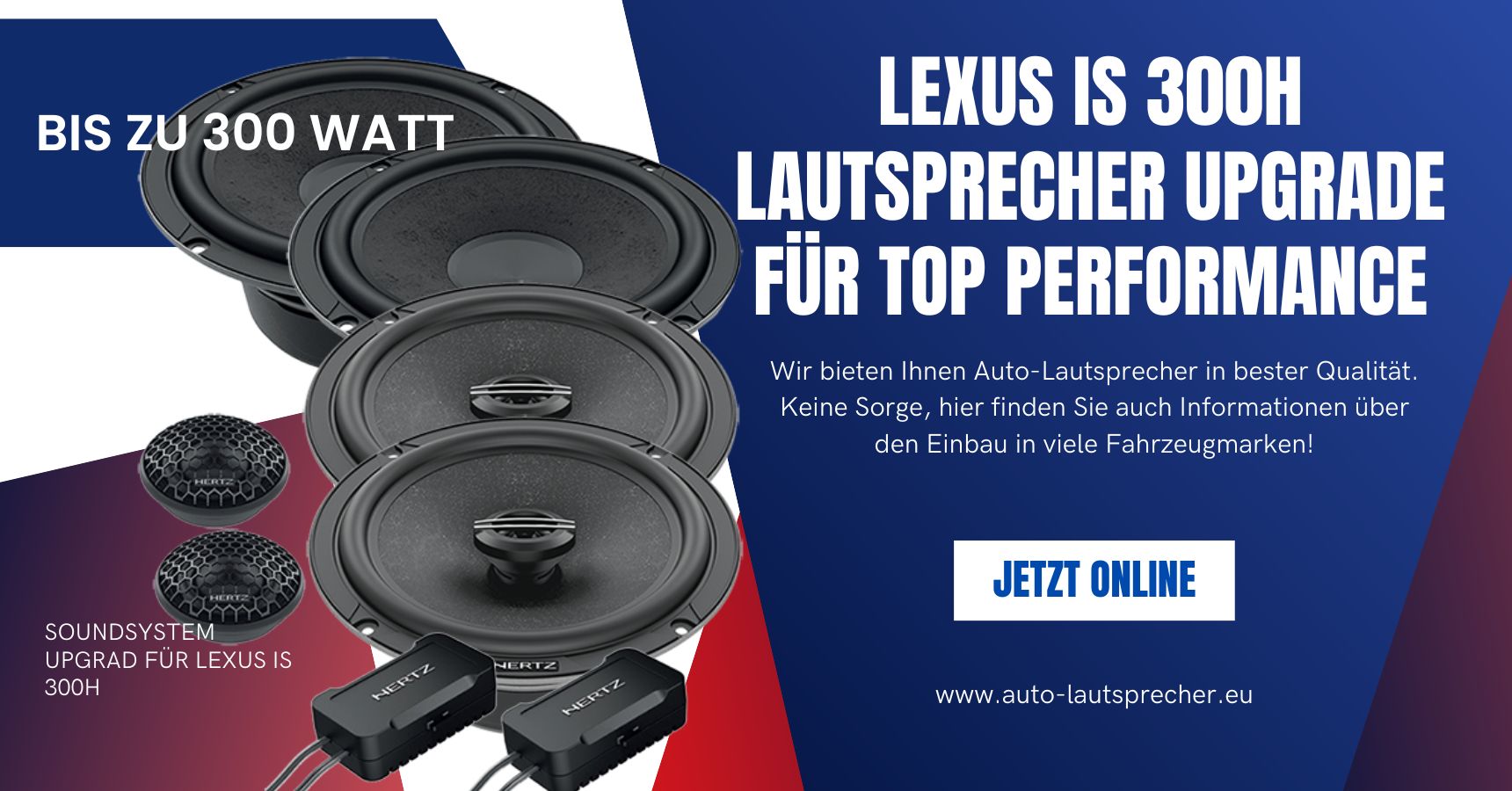 Lexus IS 300H Lautsprecher Upgrade für Top Performance (Die Bildrechte liegen bei dem Verfasser der Mitteilung.) Lexus IS 300H Lautsprecher Upgrade für Top Performance (Die Bildrechte liegen bei dem Verfasser der Mitteilung.)