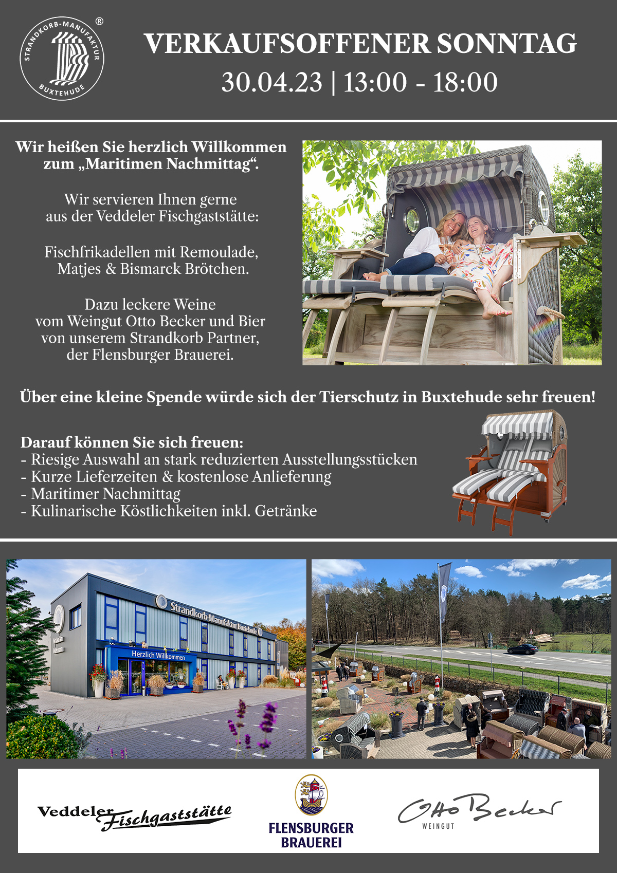 Die Strandkorbprofis - Maritimer Nachmittag in Buxtehude (Die Bildrechte liegen bei dem Verfasser der Mitteilung.)