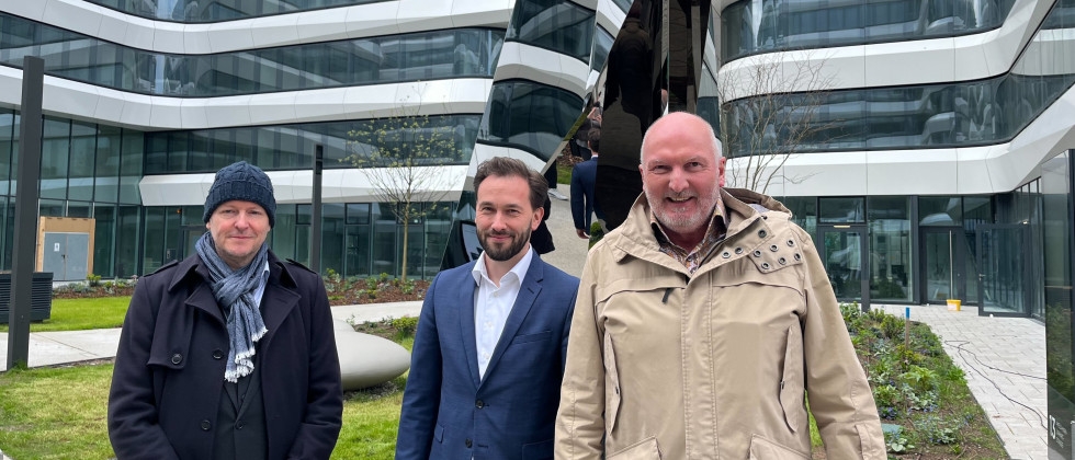 (Foto: EUROPA-CENTER) Peter Sandhaus, Andreas Jantzen, Dirk Monreal (v. l. n. r.) (Die Bildrechte liegen bei dem Verfasser der Mitteilung.) (Foto: EUROPA-CENTER) Peter Sandhaus, Andreas Jantzen, Dirk Monreal (v. l. n. r.) (Die Bildrechte liegen bei dem Verfasser der Mitteilung.)