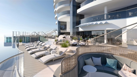 Luxuriöser Entspannungsbereich auf der neuen Sun Princess