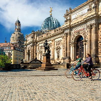 Radeln in Dresden, Fahrradverleih © Dresden Information GmbH