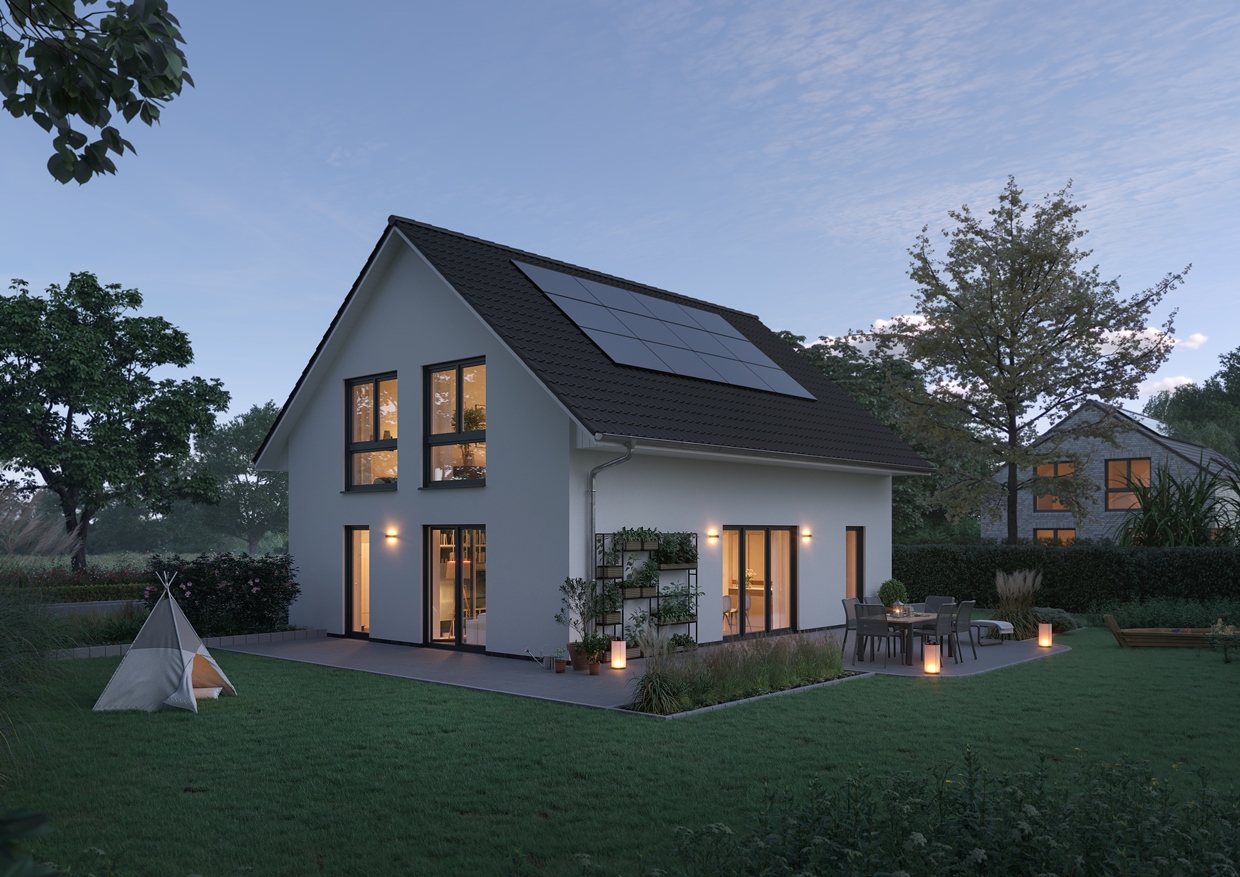 Viebrockhaus Jubiläumshäuser - angepasst an Förderprogramm„Wohneigentum für Familien“(Bildquelle: Viebrockhaus AG)